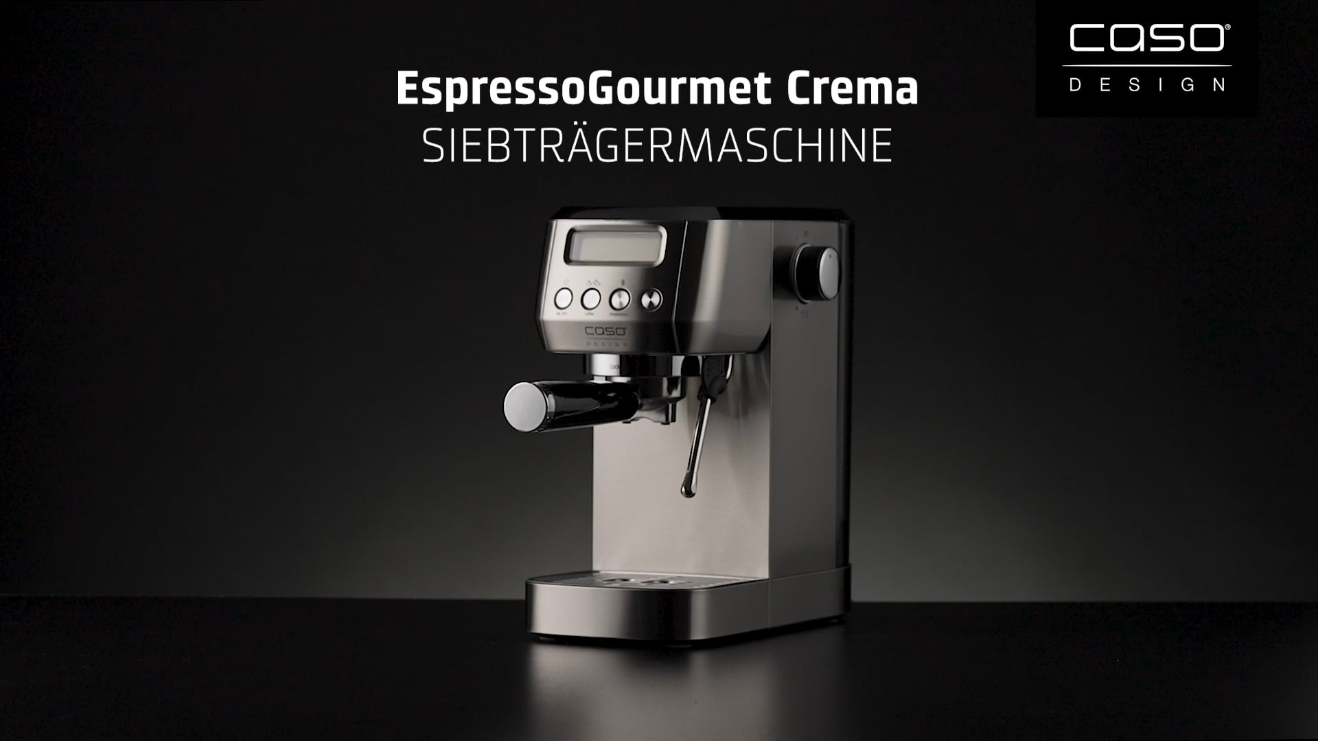 CASO Design Espresso Gourmet Crema